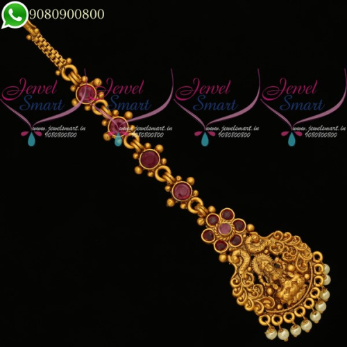 Temple Jewellery Bridal Maangtikka Nethichutti Traditional Collections M20230R
