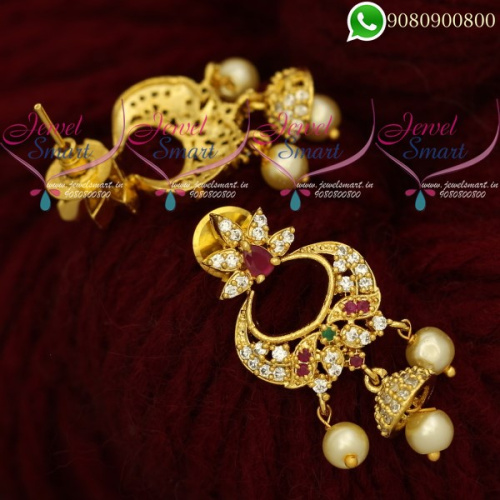 Chand Bali Earrings American Diamond Jewellery Designs Online ER20395