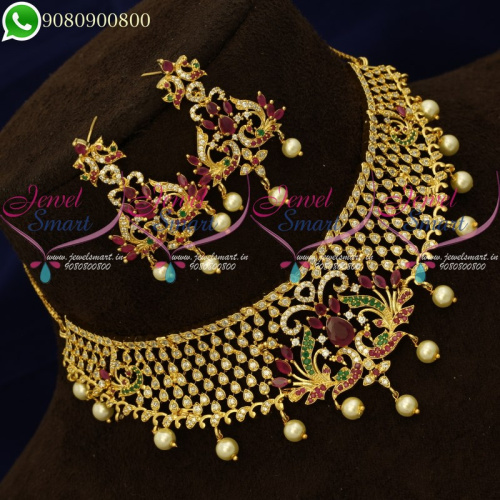 Choker Necklace Bridal Jewellery Designs Latest Imitation Collections NL20260