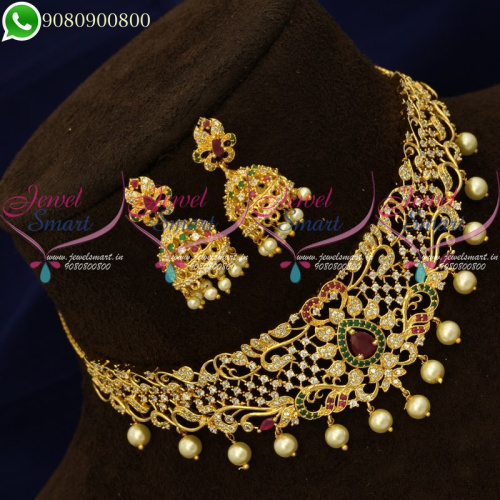 Choker Necklace Small Size Gold Plated Imitation Jewellery Designs NL20263