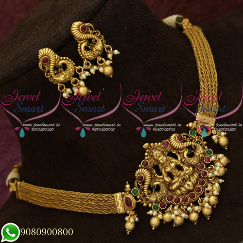 Choker Necklace Temple Jewellery Bridal Imitation Collections Shop Online NL20598