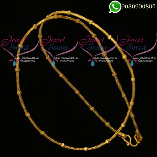 18 Inches Mens Chain Gold Plated Daily Wear Jewellery Online C20426