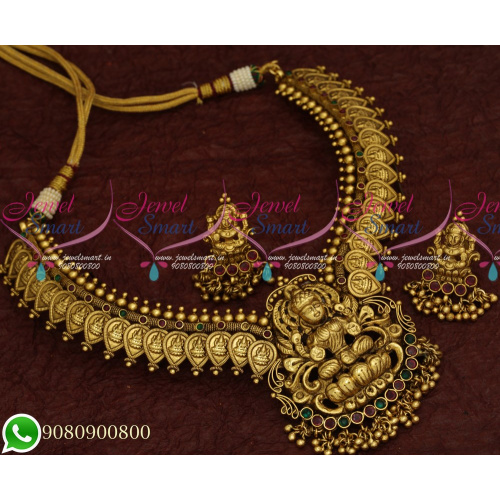 Temple Jewellery Coin Nagas Necklace South Indian Traditional New Designs