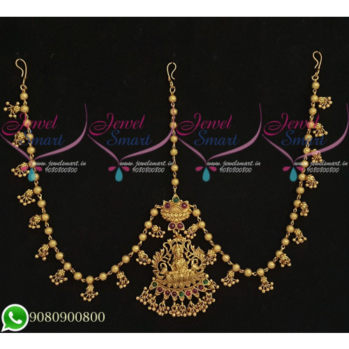 Temple Jewellery Damini Maang Tikka Matha Patti Bridal Imitation Online T18650
