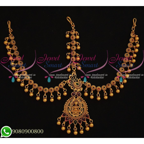 Temple Jewellery Damini Mathapatty Bridal Imitation Designs Online T18653