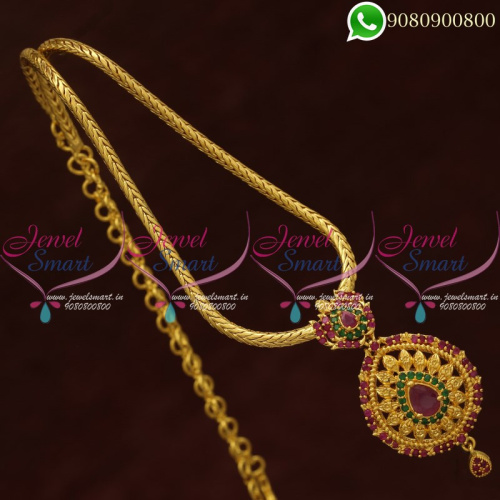Gold Plated Chain Pendant New Design Traditional Imitation Jewelry PS20747