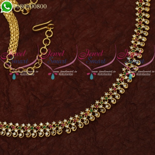 South Indian Kamarband American Diamond Gold Plated Jewellery H20667