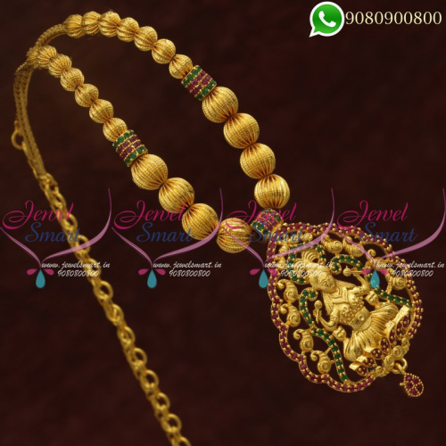 Temple Jewellery Gold Plated Latest Traditional Covering Designs Online NL20738