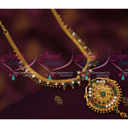 NL6910 Latest Artificial Necklace Hanging Pendant Spiral Design Buy Online