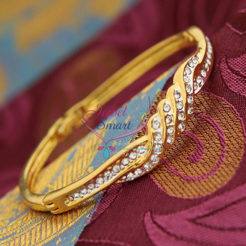 BA9327 22ct Gold Plated Bracelets Open Type Indian Fashion Jewelry Online