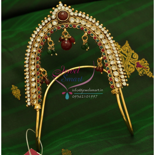 Antique Gold Plated Traditional Immitation Fashion Wedding Jewellery Ara vanki