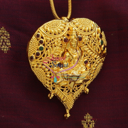 P0488 Indian Traditional Imitation Temple Fashion Jewellery Pendant Gold Designs