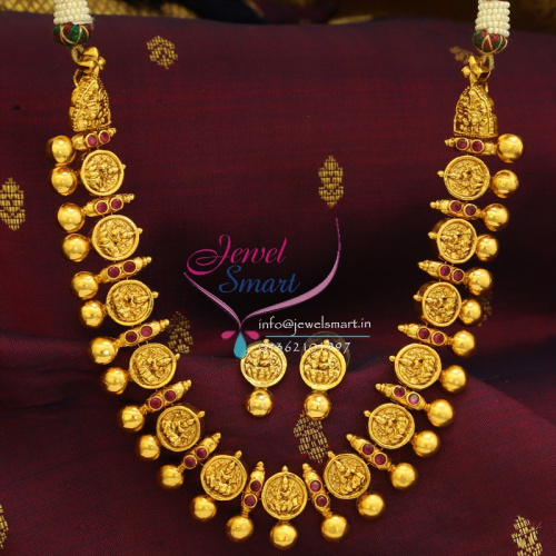 NL0526 Indian Traditional Imitation Temple Fashion Jewellery Laxmi Pendant Gold Designs