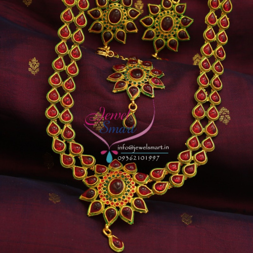 TNL0615 Temple Long Necklace Indian Traditional Wedding Jewellery Online