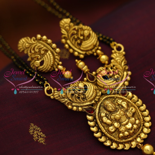 MS5974 Nagas Antique Temple Mangalsutra Indian Traditional Auspicious Jewellery Online