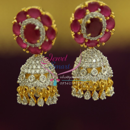 jhumka-american-diamond-white-ruby-gold-design-imitation-jewelry-buy-online