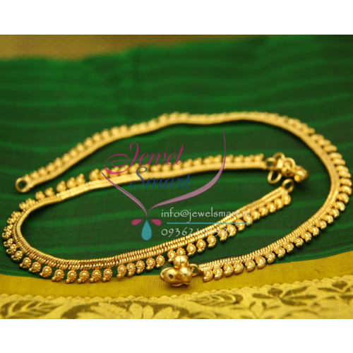A2436 Gold Plated Fancy Jewellery Design Imitation Payal Leg Chain Anklet Traditional