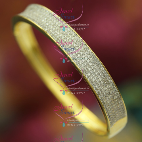 BO2518 CZ Exclusive Open Design Delicate Kada Gold Imitation Jewellery Online
