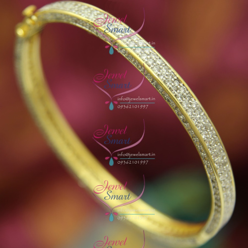BO2532 CZ Exclusive Open Design Delicate Kada Gold Imitation Jewellery Online