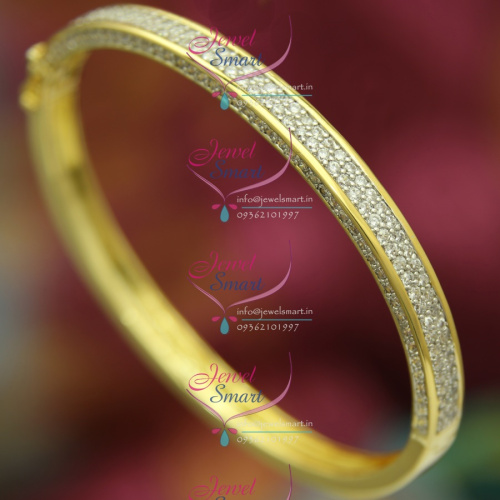 BO2534 CZ Exclusive Open Design Delicate Kada Gold Imitation Jewellery Online