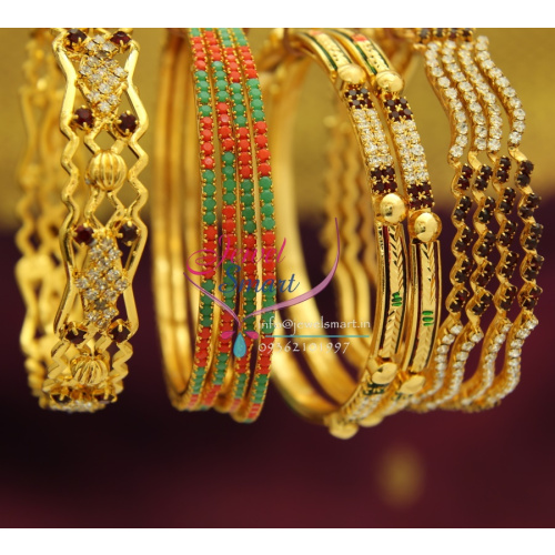 CO2771 2.8 Size Offer Gold Plated Bangles Lowest Price Clearance Sale