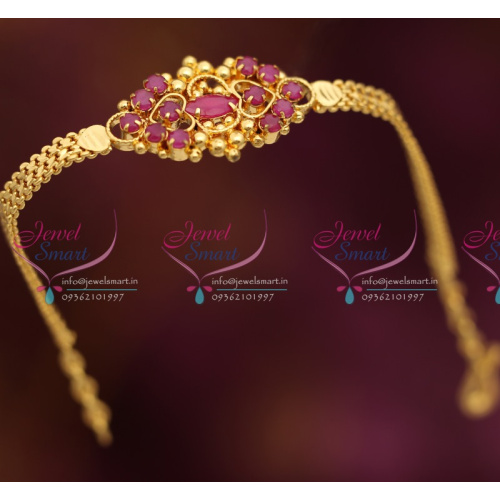 BA2797 Ruby Watch Bracelet Chain Gold Plated Low Price Jewellery Buy Online