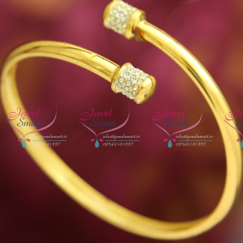 BA5843 22ct Gold Plated Bracelets Open Type Indian Fashion Jewelry Online