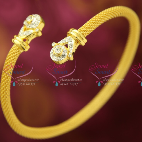 BA9475 22ct Gold Plated Bracelets Open Type Indian Fashion Jewelry Online