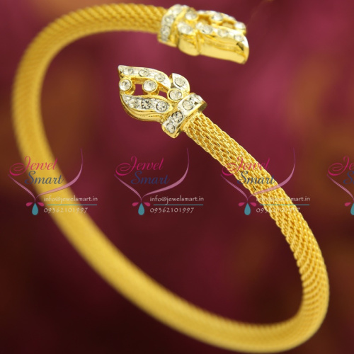 BA9473 22ct Gold Plated Bracelets Open Type Indian Fashion Jewelry Online