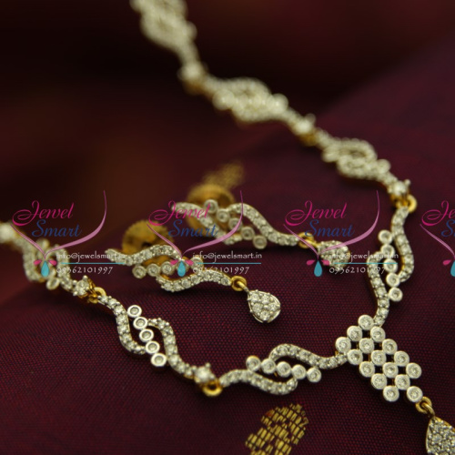 NL3524 Latest Small AD White Stones Stylish Delicate Design Online Low Price