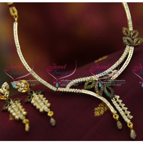 NL3528 Latest Small AD White Stones Stylish Delicate Design Online Low Price