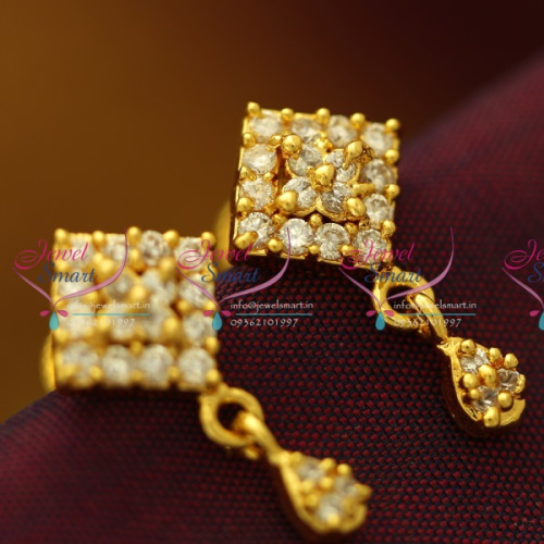 ES4115 South Indian Traditional Screwback Earrings Semi Precious Stones Buy Online 