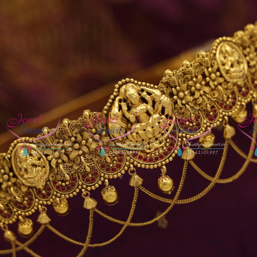 H2453 Traditional Nagas Wedding Jewelry Bridal Vaddanam South Indian Gold Designs