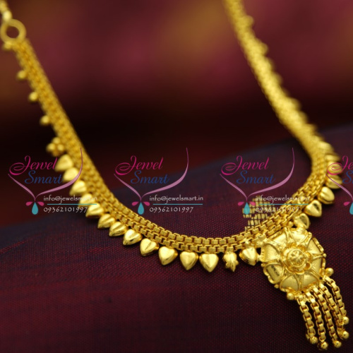 NL4446 Low Price Necklace Set South Indian Traditional Kids Jewellery