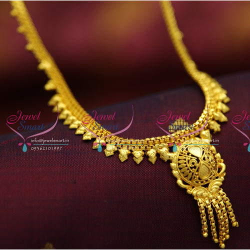 NL4448  Low Price Necklace Set South Indian Traditional Kids Jewellery