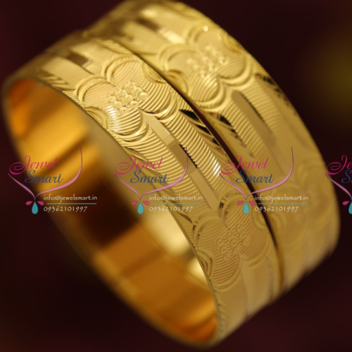 B4490M 2.6 Size Broad 2 Pieces Set Bangles Fancy Casual Party Wear Online Offer