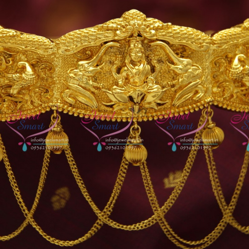 H4546 Temple Vaddanam Oddiayanam Nakshi Pendant Indian Traditional Wedding Jewelry