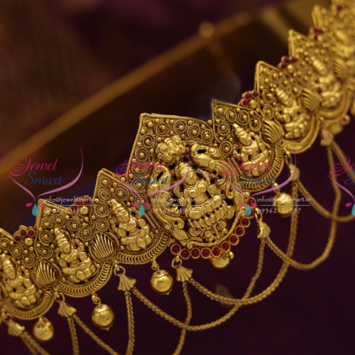 H4544 Temple Vaddanam Oddiayanam Nakshi Pendant Indian Traditional Wedding Jewelry