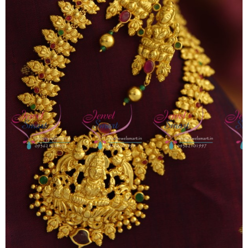 NL1678 Exclusive Gold Plated Jewellery Online Floral Design Traditional South Indian Haram