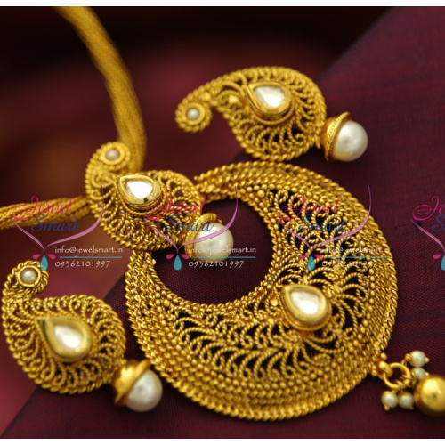 PS4783 Fancy Design Antique Pendant Set Artificial Fashion Jewellery Online