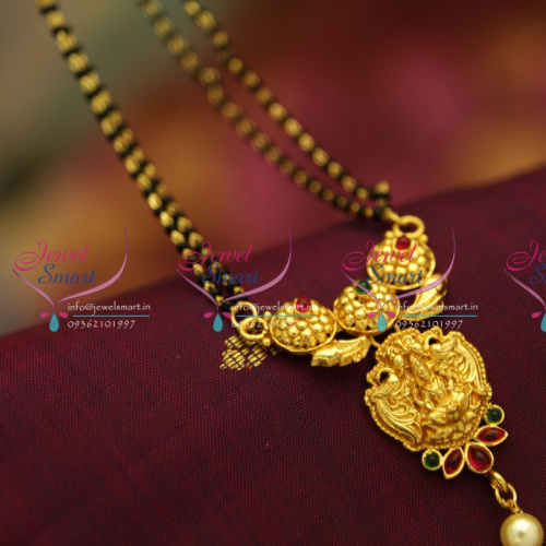 MS4890 Temple Mangalsutra Indian Traditional Auspicious Jewellery Online Pendant
