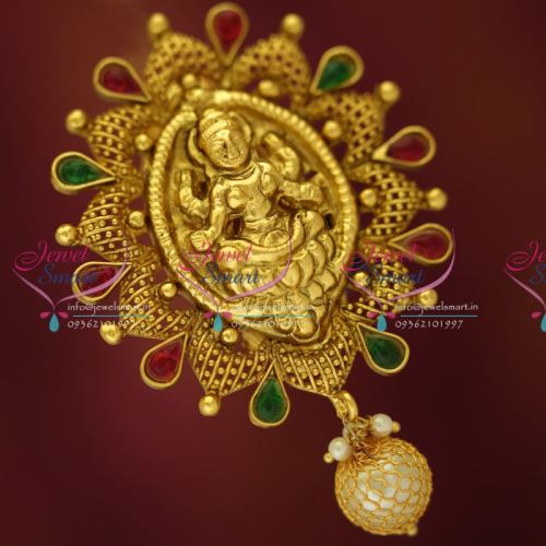 SP5359 Antique Nagas Saree Pins Brooches South Temple Jewellery Online