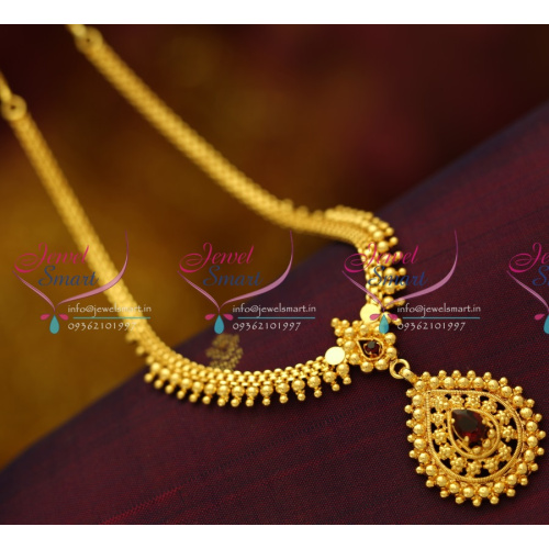 NL5936 Beads Design Gold Plated Short Necklace Fashion Kids Jewellery Online