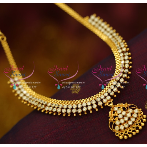 NL5940 White AD Attiga Fancy Design Imitation Jewellery Necklace Set Buy Online