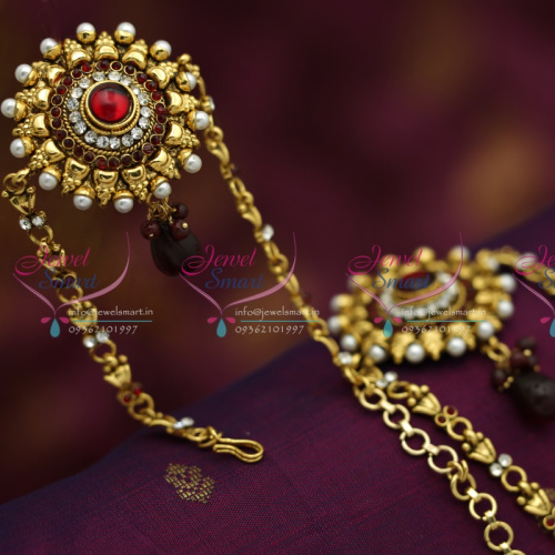 V6201 Antique Low Price Traditional Vanki Baju Band Artificial Jewellery Online