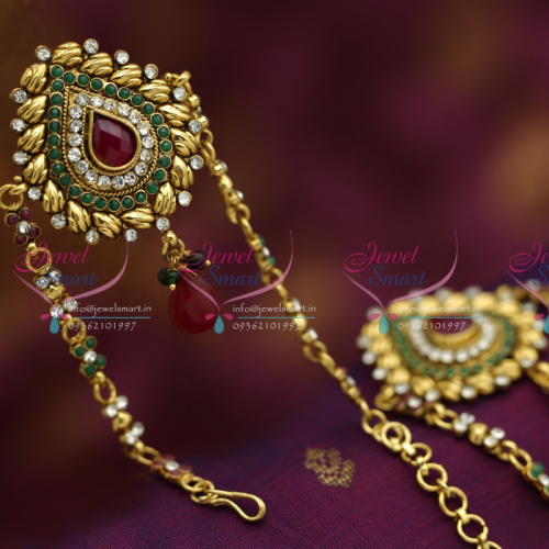 V6205 Antique Low Price Traditional Vanki Baju Band Artificial Jewellery Online