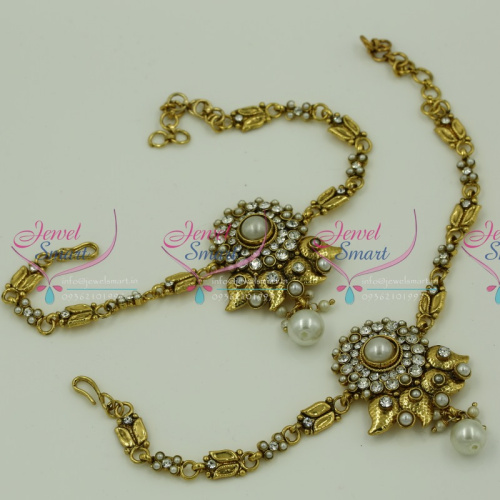 V6207 Antique Low Price Traditional Vanki Baju Band Artificial Jewellery Online