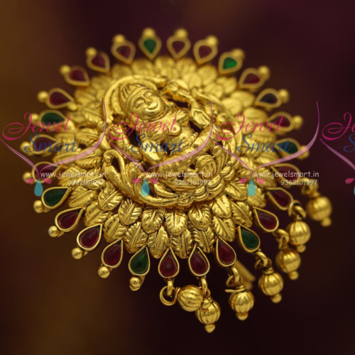 H6221 Temple Kemp Nagas Nakshi Laxmi God Design Hair Choti U Pin Hair Jewellery