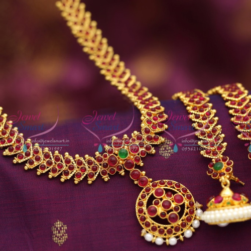 NL6312 Kemp Traditional Dance Jewellery Necklace Set Earchain Jhumka Buy Online 