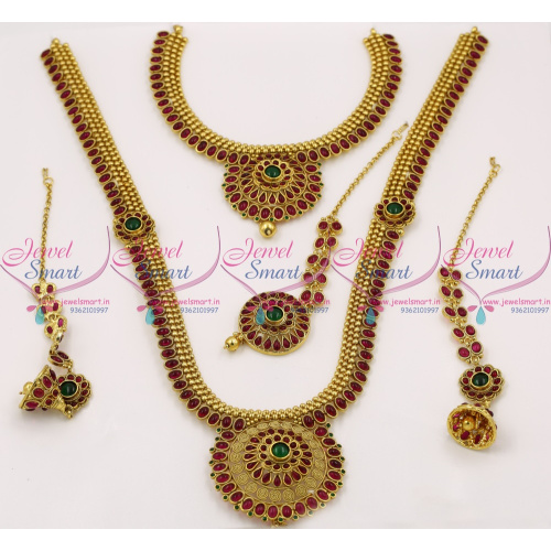 BR6821 Bridal Indian Traditional Complete Wedding Dulhan Jewellery Set Online